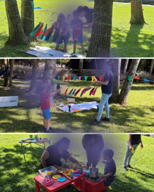 A sess&atilde;o &ldquo;Explorar a Brincar na Rua&rdquo; refor&ccedil;ou uma das ideias centrais do Brincar+: n&atilde;o &eacute; necess&aacute;rio um espa&ccedil;o espec&iacute;fico ou brinquedos sofisticados para criar oportunidades significativas de aprendizagem.